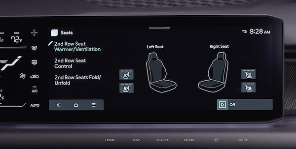 2nd-Row Seats Settings